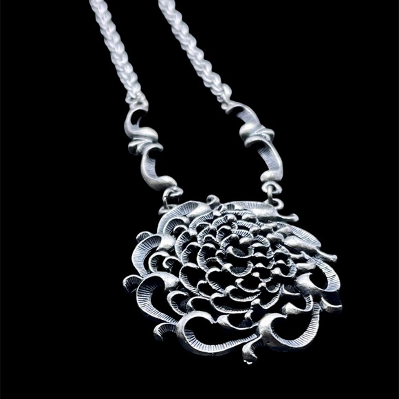 Vintage art nouveau style necklace - Picture 4 of 4